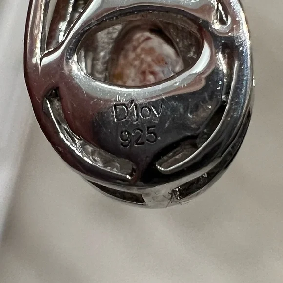 Cherry Tanzurine Zircon Sterling Silver Pendant Necklace - Picture 10 of 12